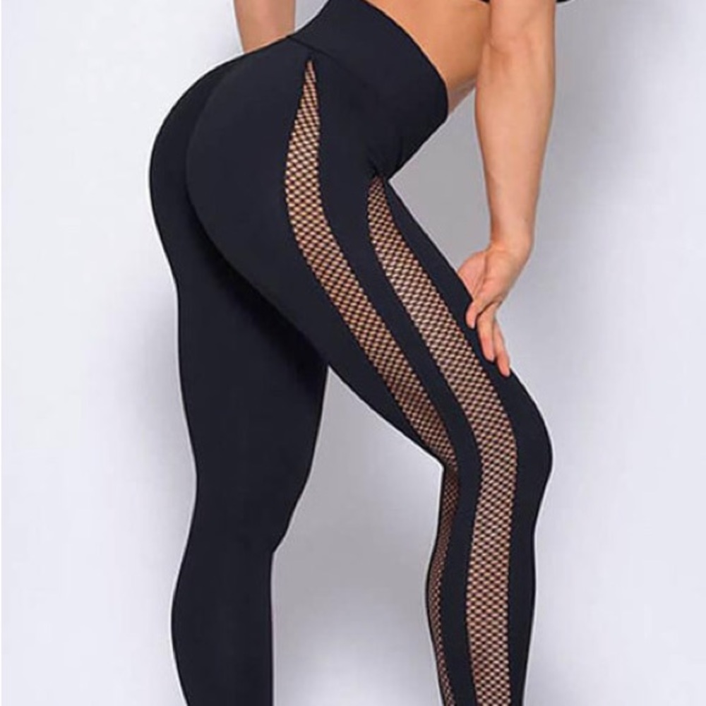 Mesh Bombshell Leggings - Small